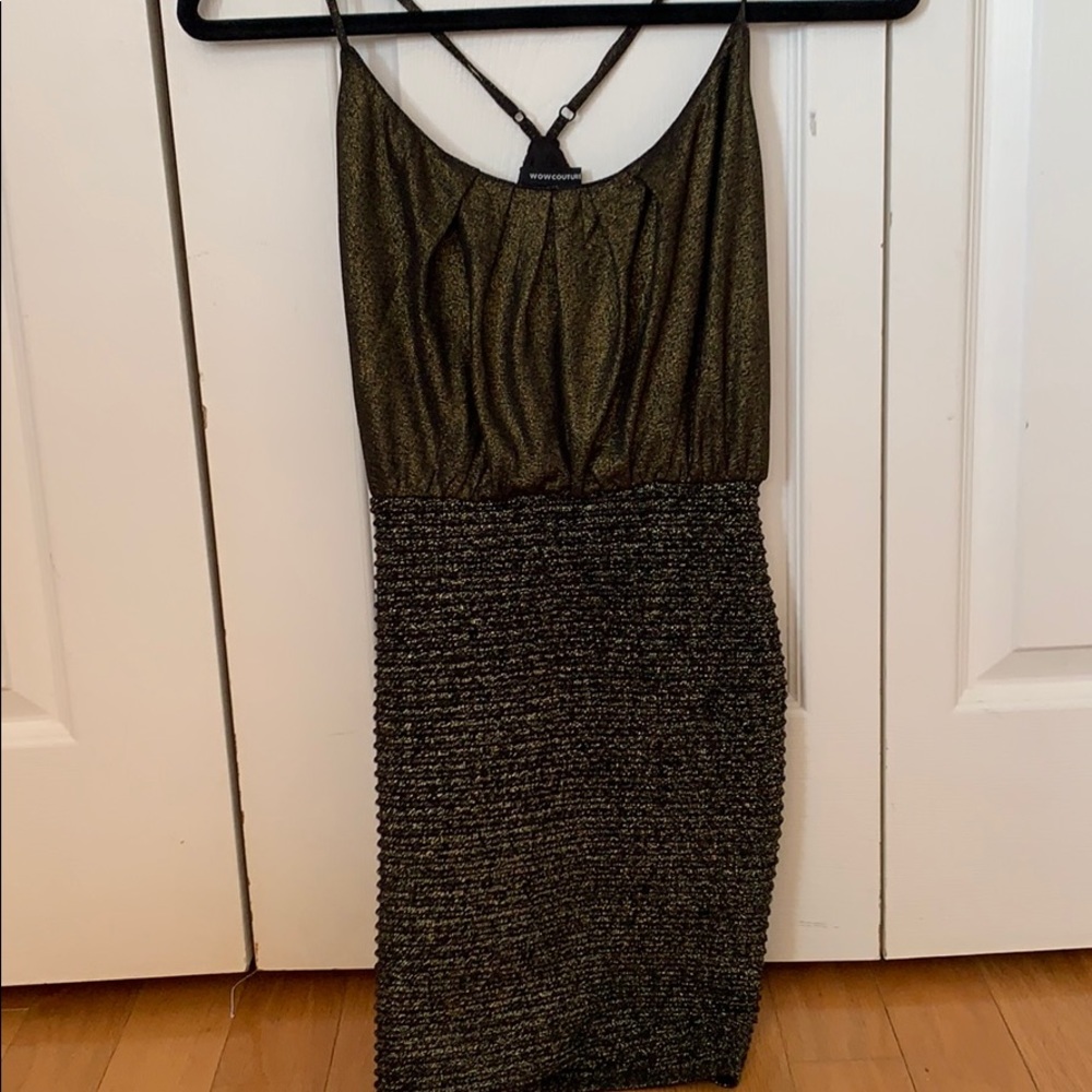 Gold sparkle dress!